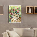5D DIY Diamond Painting Kits Cat Full Round Drill Wall Decor Art Crafts Mosai