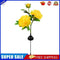 #A 3 Heads Solar Peony Flower Light Outdoor Patio Yard Pathway Garden Stakes Lam