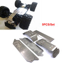 For 1/10 Traxxas MAXX Stainless Steel Chassis Armor Skid Plate Guard Kits