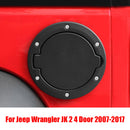 2007-2017 Tank Cover for Jeep Wrangler JK Car Fuel Filler Door Cap Outdoor Car