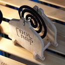 Portable Mosquito Coil Holder - Wooden & Metal Material Coil Burning Stand