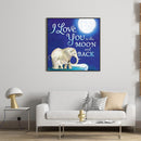 5D Diamond Painting Kit Elephant Full Square Drill DIY Wall