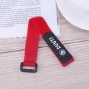 25cm Length MTB Road Bicycle Multifunctional Pump Holding Strap(Red)