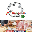 Cookie Cutter - Biscuit Cutters Mold for St. Patricks Day (4 Leaf Shamrock)