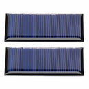 2pcs Solar Cell Module 5V 50mA Polycrystalline Silicone Solar Panel Charger