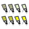 Solar Powered Wall Lamp Waterproof PIR Motion Sensor Outdoor Yard Light (C)