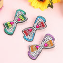 3pcs DIY Full Drill Diamond Painting Hair Clip Bow Love Women Hairpins Jewelry