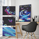Round crystal diamond diamond painting moon abstract serie
