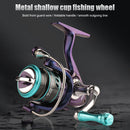 #A Right/Left Hand Interchangeable Fishing Reel Long Shot Spinning Wheel Tackle