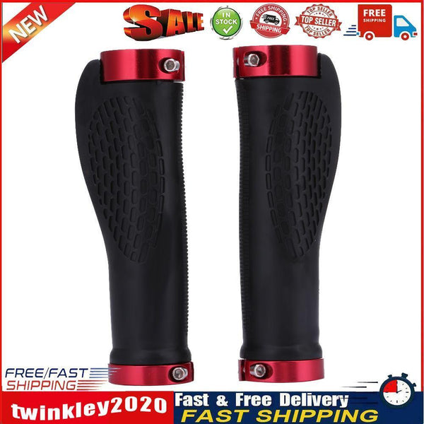 Ergonomic Rubber MTB Mountain Bike Bicycle Handlebar Grips Cycling Lock-On Newly
