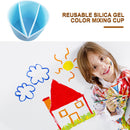 Split Color Mixing Cups for Paints - Acrylic Paint Pour Cup Color Dividers