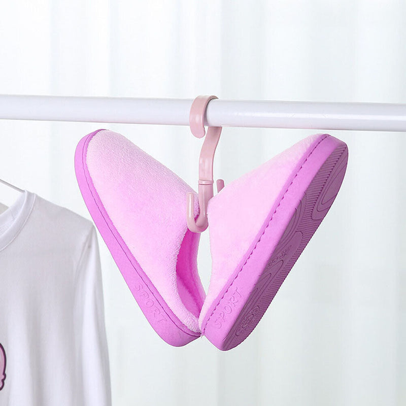 #A 360 Rotation Wardrobe Towel Clothes Hanger Organizer Belt Scarf Hanging Racks