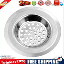 Stainless Steel Basin Strainer Kitchen Sink Filter Bathroom Hair Trap(L)