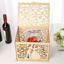 DIY Wooden Wedding Card Box Business Card Boxes Party Favor Decor (JM01368)