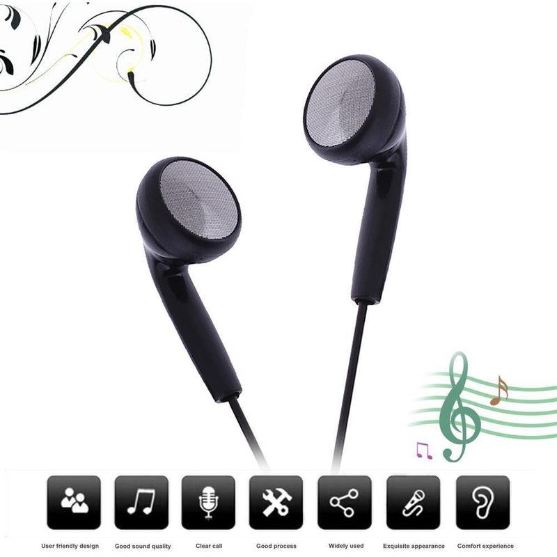 Universal Music Earphone 3.5mm Wired Headphone Headset with Mic for Phone MP3