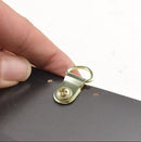 50Pcs D Rings with Screws for Picture Framing Frame Hanging Hanger Crafts DIY