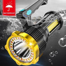 USB Rechargeable Ultra Torch Searchlight Long Range Led Powerful Flashlight