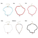 Bohemian Wild Acrylic Pendant Clavicle Chain Mushroom Necklace Candy Colors