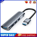 UHB01 Multi USB Splitter HUB Laptop 4 Ports USB 3.0 Expander Power Adapter