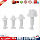4pcs Plastic Plum Blossom Spring Fondant Cake Molds Cookies Baking Mould