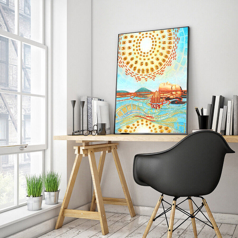 DIY Part Special Shaped Drill Diamond Painting Sleepy Buddha Mosaic Kit Decor