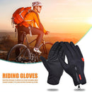 Winter Riding Fleece Sport Gloves Women Men Honeycomb Cycling Skiing Warm Glo