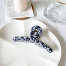 Girls Barrette Leopard Hairpins Faux Fur Hair Claws Plush Hair Clip Hairgrips