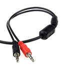 25x Cable Ferrite Rings 3.5mm/5mm/7mm/9mm Clip On Noise Filters Suppressor Newly