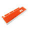 104pcs Transparent Mechanical Keyboard Keycaps Computer Key Cap (Orange)