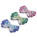 3pcs DIY Full Drill Diamond Painting Hair Clip Rhinestone Bow Hairpins Bars