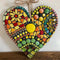 Heart-Shaped Art Crafts Pendant for Front Door Window Lovely Hanging Statue
