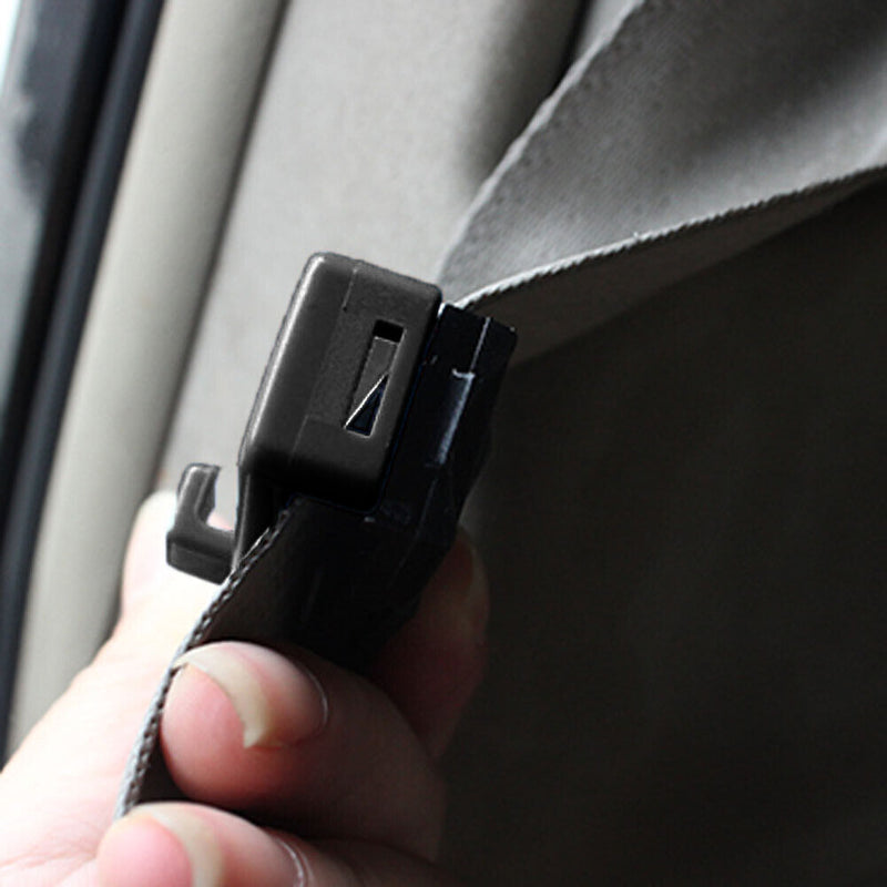 Stylish Seat Belt Adjusting Clip Tension Adjuster for Car Pack of 2 Black