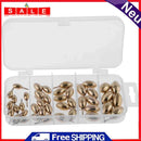 42pcs 1.8g 3.5g 5g 7g 10g Oval Copper Boards Weights Fishing Accessories