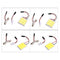 2pcs Xenon HID White24 COB LED Dome Map Light Bulb Car Interior Panel Lamp