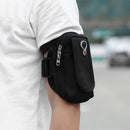 Sports Jogging Gym Armband Running Bag Mobile Phone Case Holder Bag (Black)