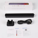 Type-C APP Control RGB 32LED Voice-Activated  Light Bar (Piano White x2)