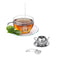 Stainless Steel Teapot Tea Leaf Infuser Tray Spice Strainer Herbal Filter Newly