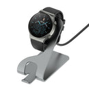 Metal Aluminum Smartwatch Charger Station Bracket for Huawei Watch (Gray) Newly