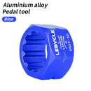 LEBYCLE Bicycle Pedal Disassembly Tool Self Locking Install Remover (Blue)