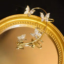 No Pierced Jewelry Rhinestones Ear Cuff Tragus Earrings Non Piercing Ear Wrap