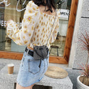 Fashion Diamonds Bucket Chain Shoulder Bags Women Rhinestones Drawstring Totes