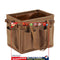 Wide Mouth Tool Bag - Large Capacity Camping Containers Storage (Sand) Newly
