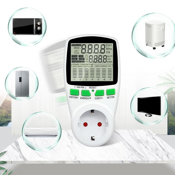 Energy Power Consumption Power Meter Electricity Meter Socket Energy Monitor