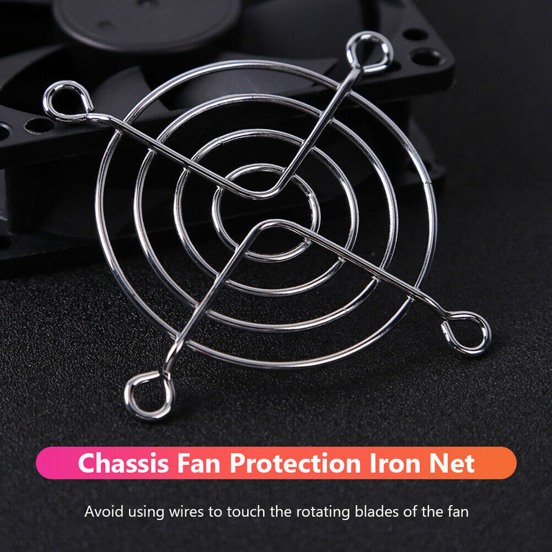 5pcs PC Case Fan Grills Computer Cooling Fan Finger Guard Protector (60mm) Newly