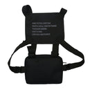 Hip Hop Vest Bag Men Women Oxford Cloth Waistcoat Streetwear Shoulder Belt