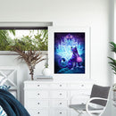Purple Leopard Oil Paint By Numbers Canvas Drawing DIY Hand Painted Wall Cr