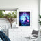 Purple Leopard Oil Paint By Numbers Canvas Drawing DIY Hand Painted Wall Cr