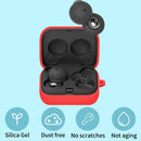 Silicone Charging Box Cases for SONY LinkBuds Wireless Earphone (Red)