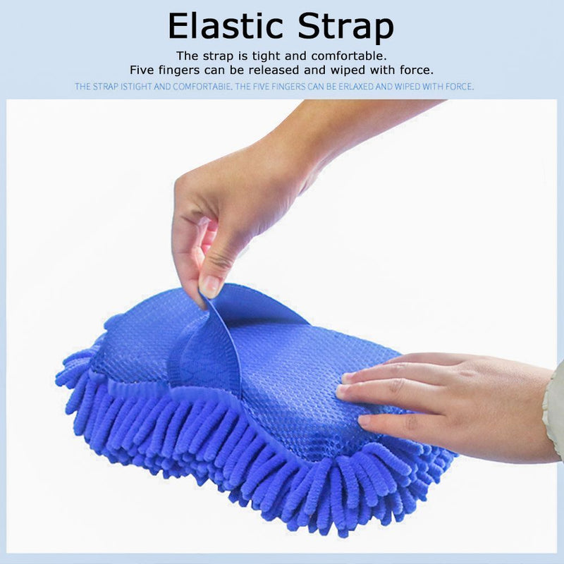 Washer Vehicle Wash Gloves Car Cleaning Brush Cleaning Sponge Windows Cloth