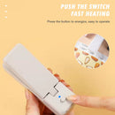Portable Heat Sealer Rechargeable Food Snack Storage Bag Sealing (White) Newly